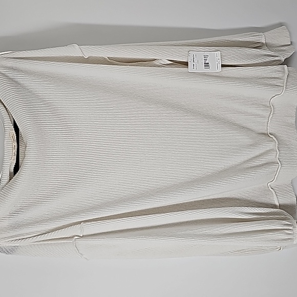 We The Free Inverted Seam Boat Neckline Ribbed Knit Pullover Boho Sweater - Picture 13 of 16